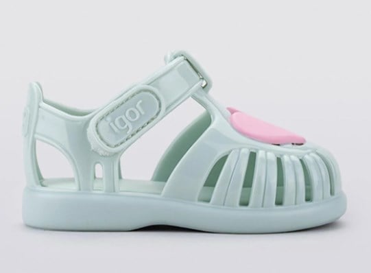 Igor Kız Çocuk Önü Kalp Detaylı Sandalet 19-28 MİNT