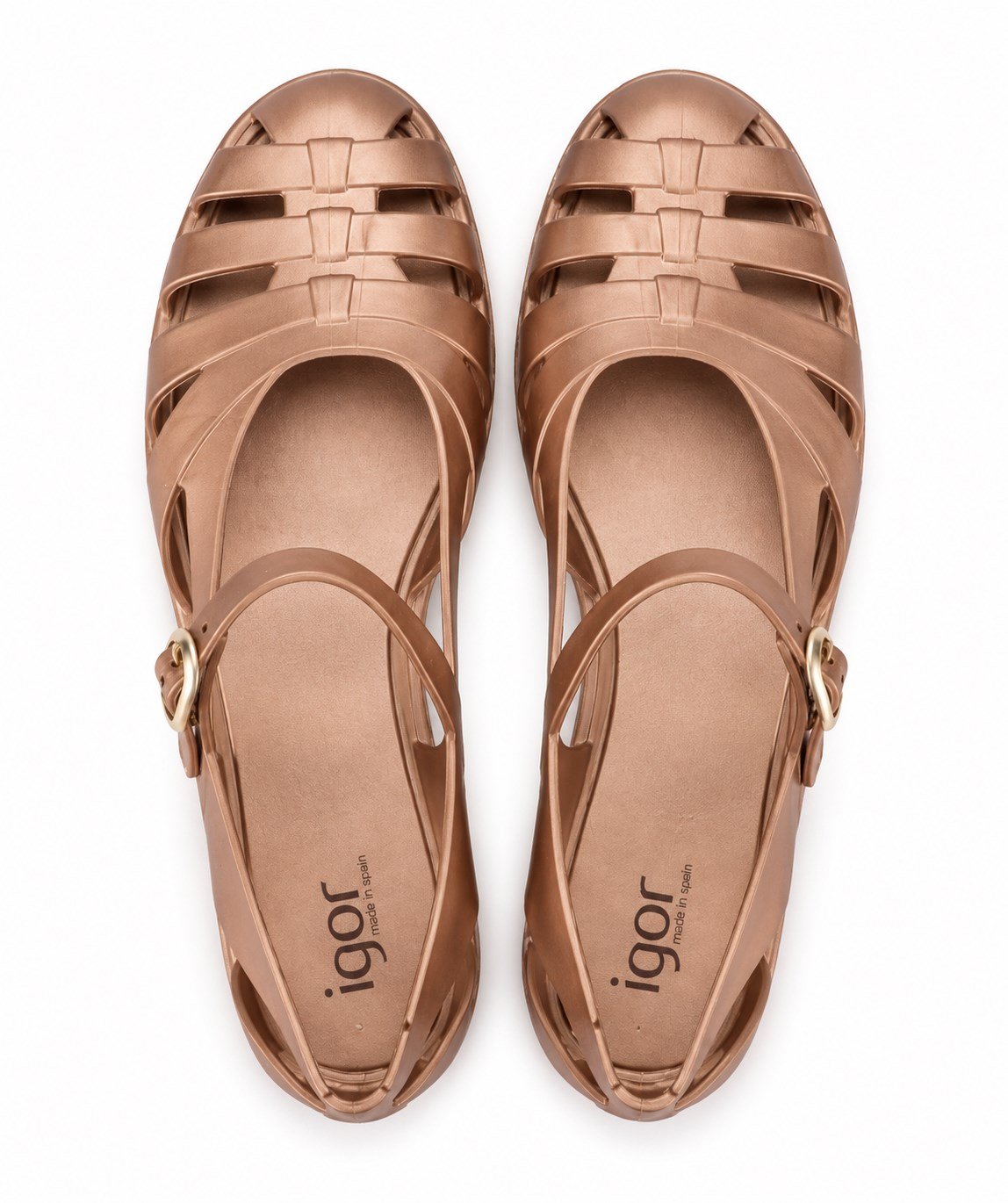 Igor Kız Çocuk Paris Metal Sandalet S10375 36-40 BRONZ