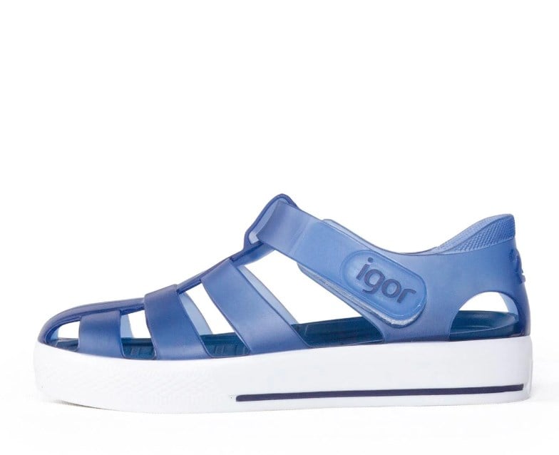 Igor Kız Çocuk  Şeffaf Sandalet 18-34 LACİVERT