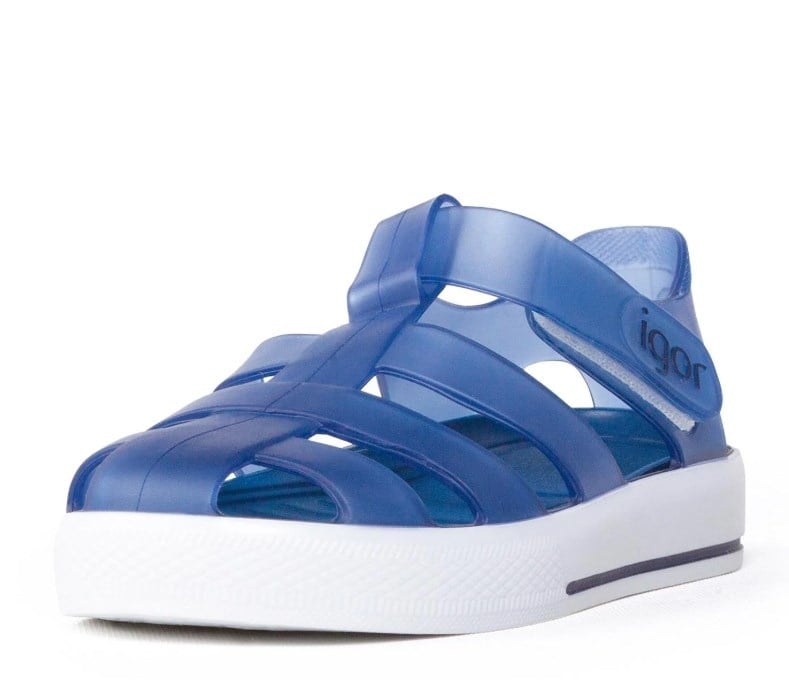 Igor Kız Çocuk  Şeffaf Sandalet 18-34 LACİVERT