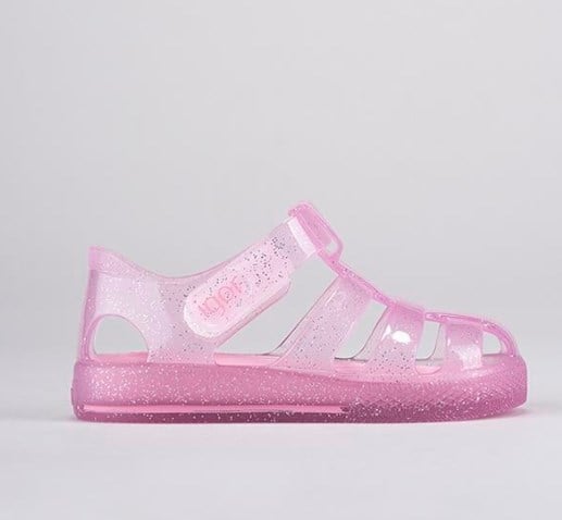 Igor Kız Çocuk  Sim Görünümlü Şeffaf Sandalet 19-34 PEMBE