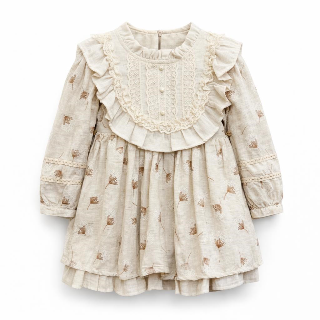KIZ BEBEK MJ143 SADİE  ELBİSE