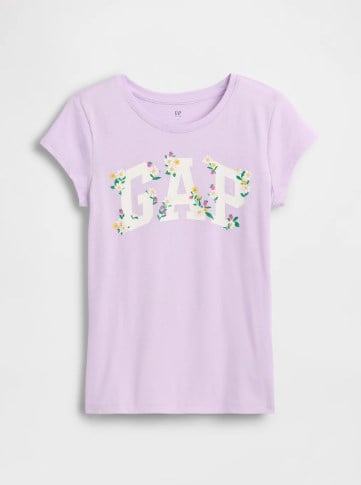 KIZ ÇOCUK 886662 LOGO TEE LİLA