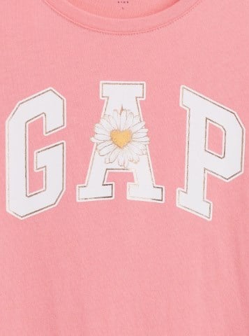 KIZ ÇOCUK 886662 LOGO TEE PEMBE