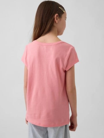 KIZ ÇOCUK 886662 LOGO TEE PEMBE