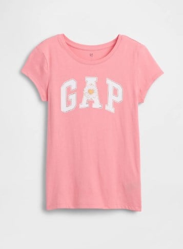 KIZ ÇOCUK 886662 LOGO TEE PEMBE