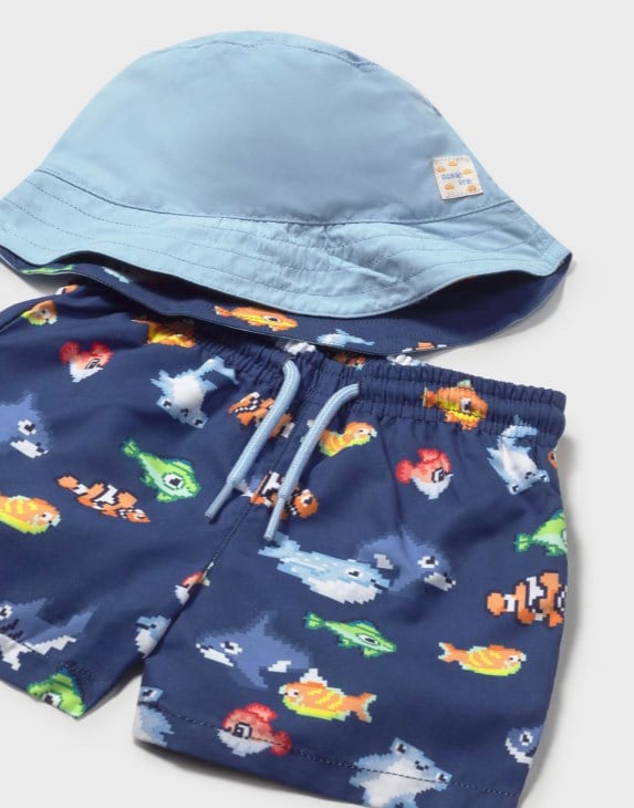 Mayoral Erkek Bebek Balık Baskılı  Mayo 6 Ay 4 Yaş LACİVERT