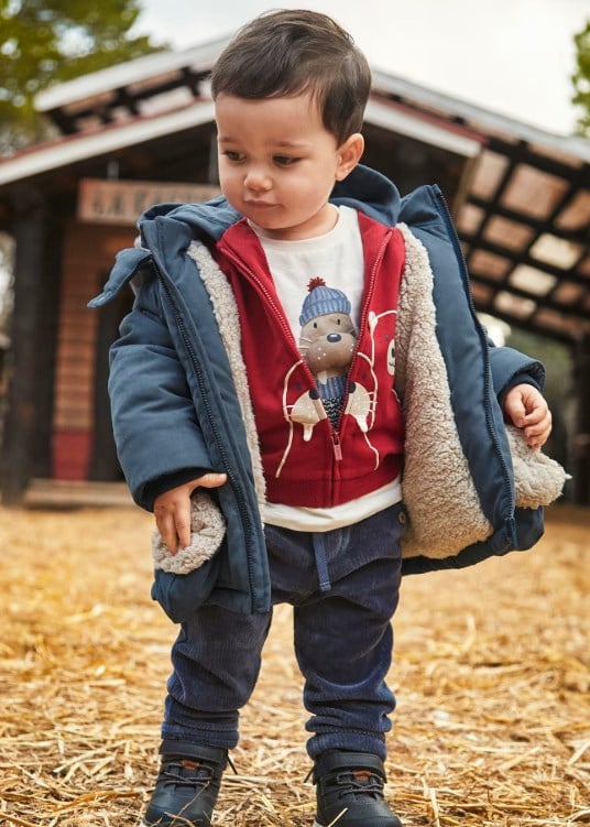 Mayoral Erkek Bebek Kumaş Pantolon  0-4 Yaş KOYU MAVİ