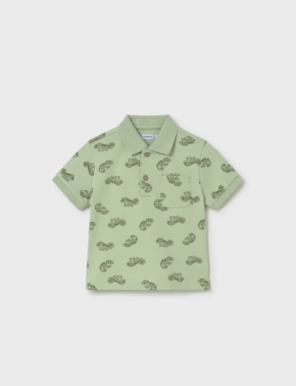 Mayoral Erkek Bebek Polo Yaka Tişört 6 Ay - 4 Yaş SAX