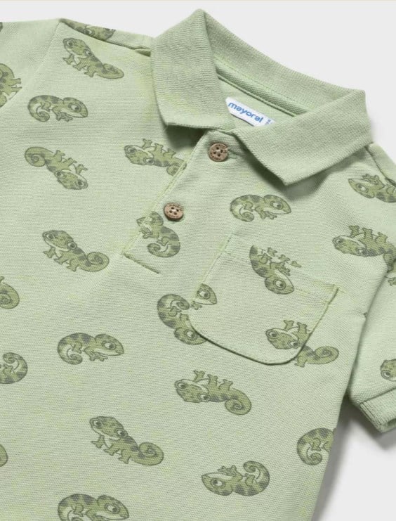 Mayoral Erkek Bebek Polo Yaka Tişört 6 Ay - 4 Yaş SAX