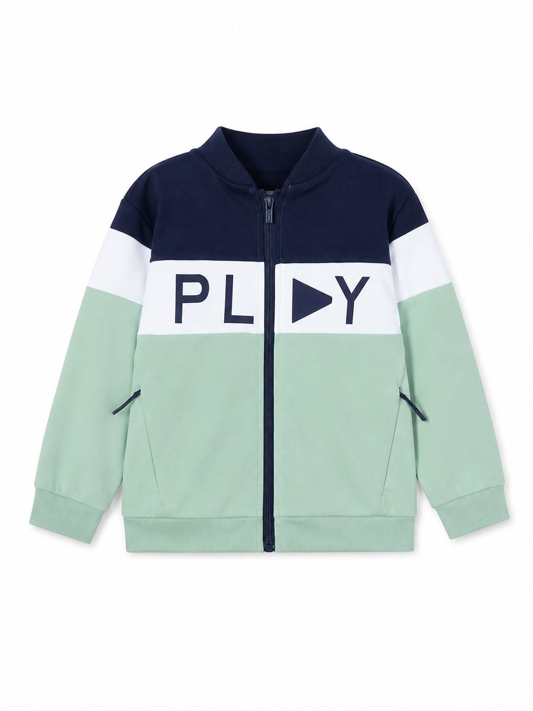 Mayoral Erkek Çocuk 3'lü Eşofman Takımı - Fermuarlı Sweatshirt, Alt ve Şort Seti 2-10 Yaş YEŞİL