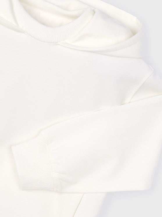 Mayoral Erkek Çocuk Kapşonlu Cepli Sweatshirt 2-10 Yaş KREM