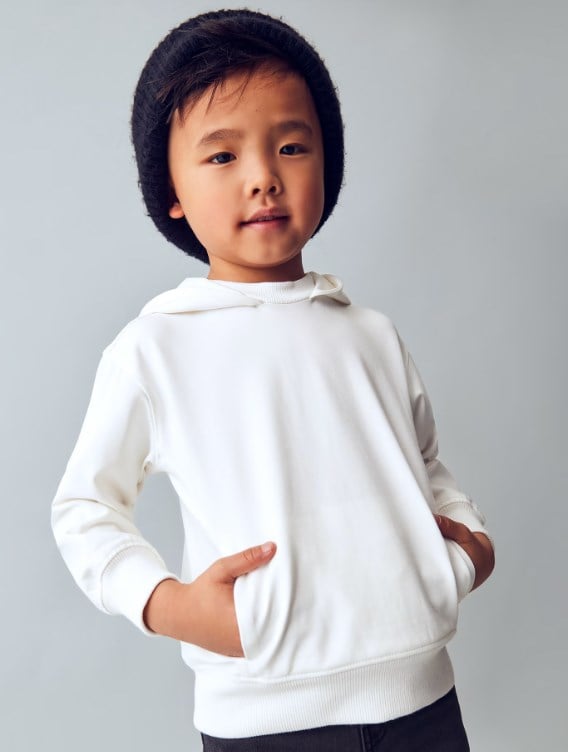 Mayoral Erkek Çocuk Kapşonlu Cepli Sweatshirt 2-10 Yaş KREM