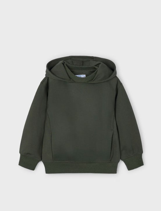 Mayoral Erkek Çocuk Kapşonlu Cepli Sweatshirt 2-10 Yaş YEŞİL