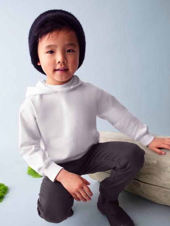 Mayoral Erkek Çocuk Kapşonlu Cepli Sweatshirt 2-10 Yaş KREM