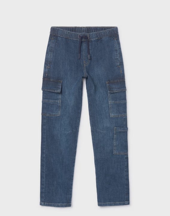 Mayoral Erkek Çocuk Kargo Pantalon 8-18 Yaş LACİVERT