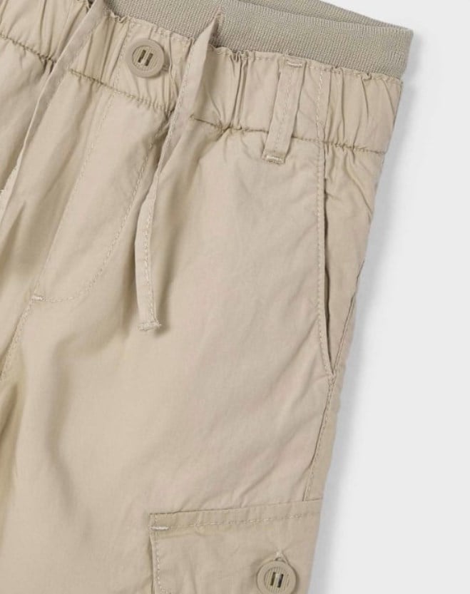Mayoral Erkek Çocuk Paraşüt Kumaş Cep Detaylı Pantolon 2-10 Yaş TABA