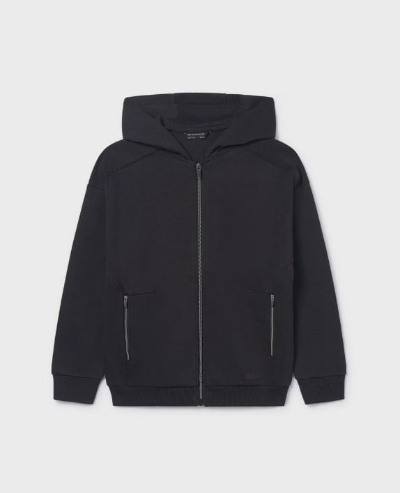 Mayoral Erkek Çocuk Uzun Kollu Kapüşonlu Sweatshirt 8-18 Yaş SİYAH