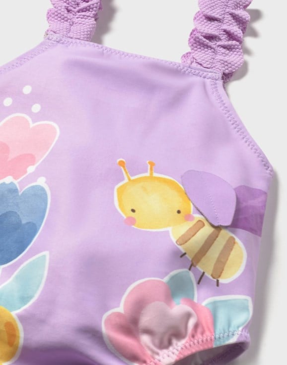 Mayoral Kız Bebek Kolları Kabartmalı Meyve Baskılı 6 Ay 4 Yaş LİLA
