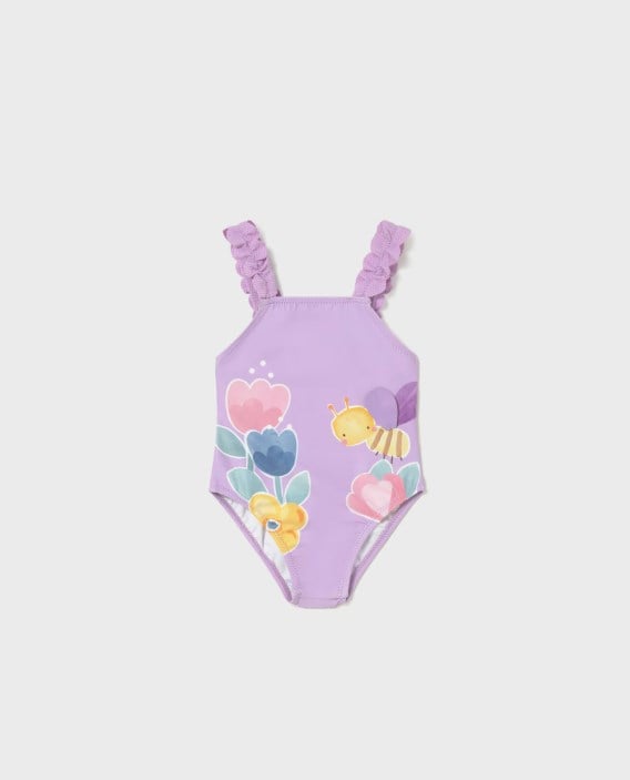 Mayoral Kız Bebek Kolları Kabartmalı Meyve Baskılı 6 Ay 4 Yaş LİLA