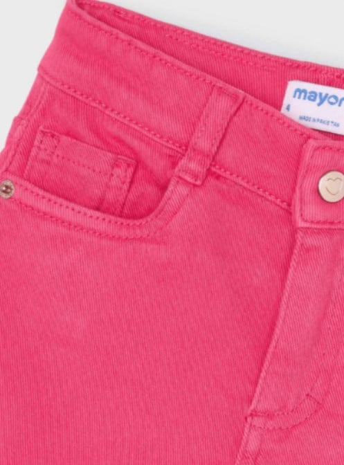 Mayoral Kız Çocuk Basic Şort 2-10 Yaş FUŞYA