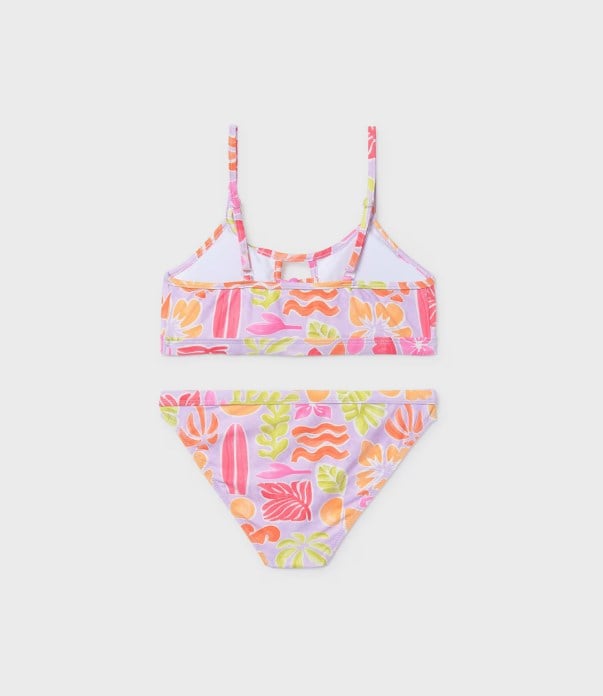 Mayoral Kız Çocuk Çiçek Desenli Bikini Takımı 8-18 Yaş LİLA