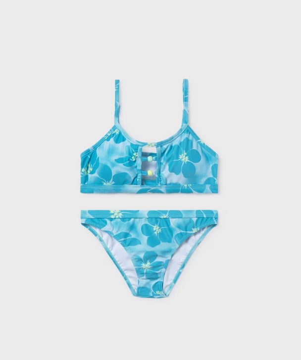 Mayoral Kız Çocuk Çiçek Desenli Bikini Takımı 8-18 Yaş LACİVERT
