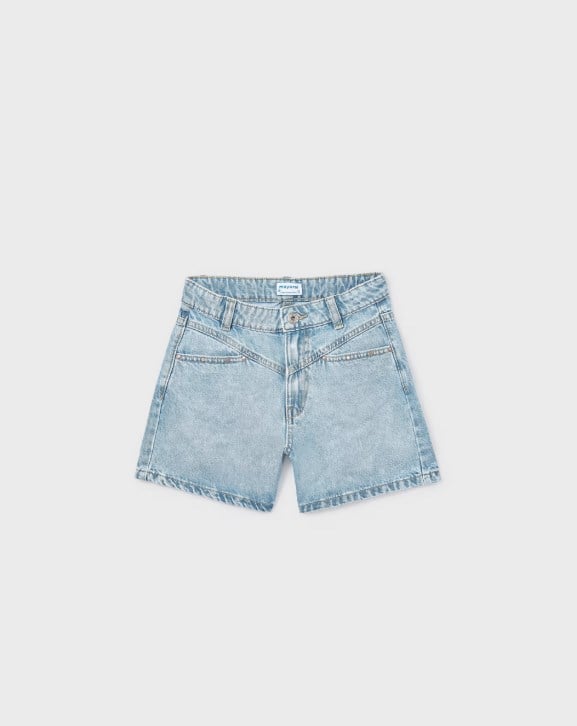 Mayoral Kız Çocuk Denim Şort 8-18 Yaş MAVİ