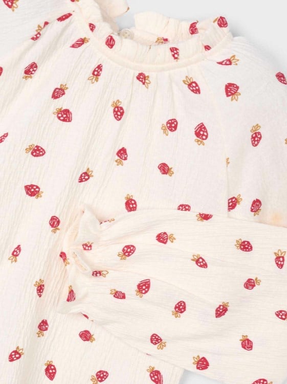 Mayoral Kız Çocuk Dik Yaka Uzun Kollu Tişört 2-10 Yaş MAKYATO