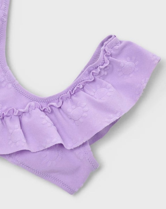 Mayoral Kız Çocuk Fırfır Detaylı Bikini 2-10 yaş LİLA