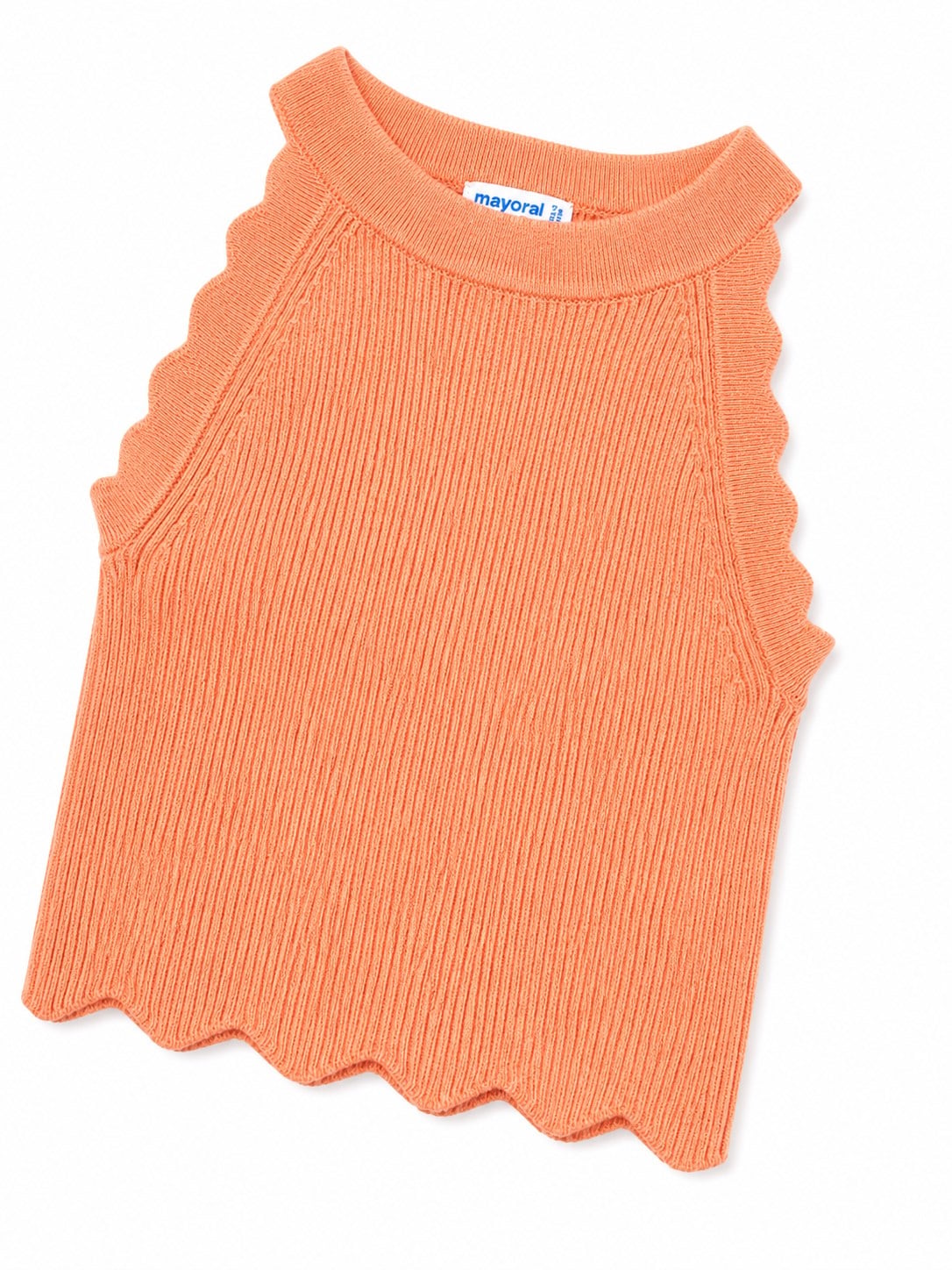 Mayoral Kız Çocuk Halter Yaka Basic Bluz 2-10 Yaş TURUNCU