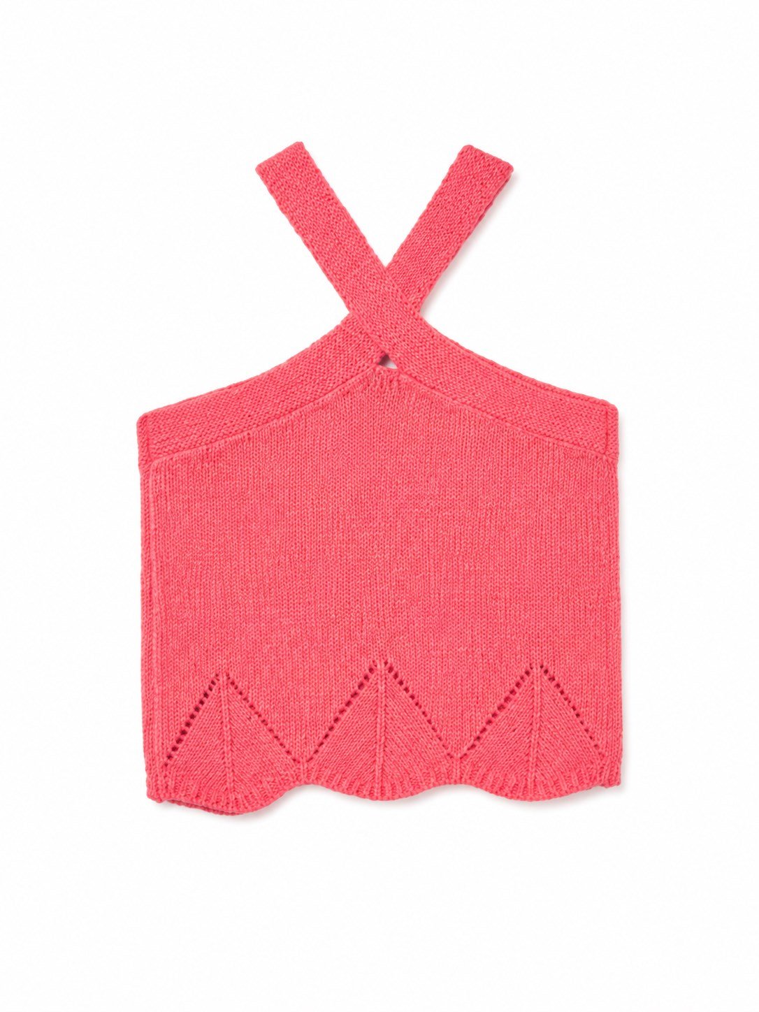 Mayoral Kız Çocuk Halter Yaka Triko Crop Top 8-18 Yaş NAR ÇİÇEĞİ