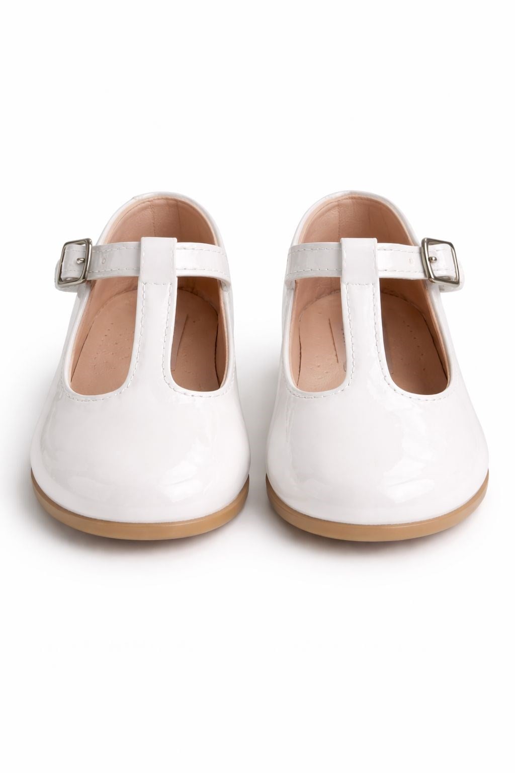 Mia&Lui Kız Çocuk Bantlı Rugan Babet 21-35 BEYAZ