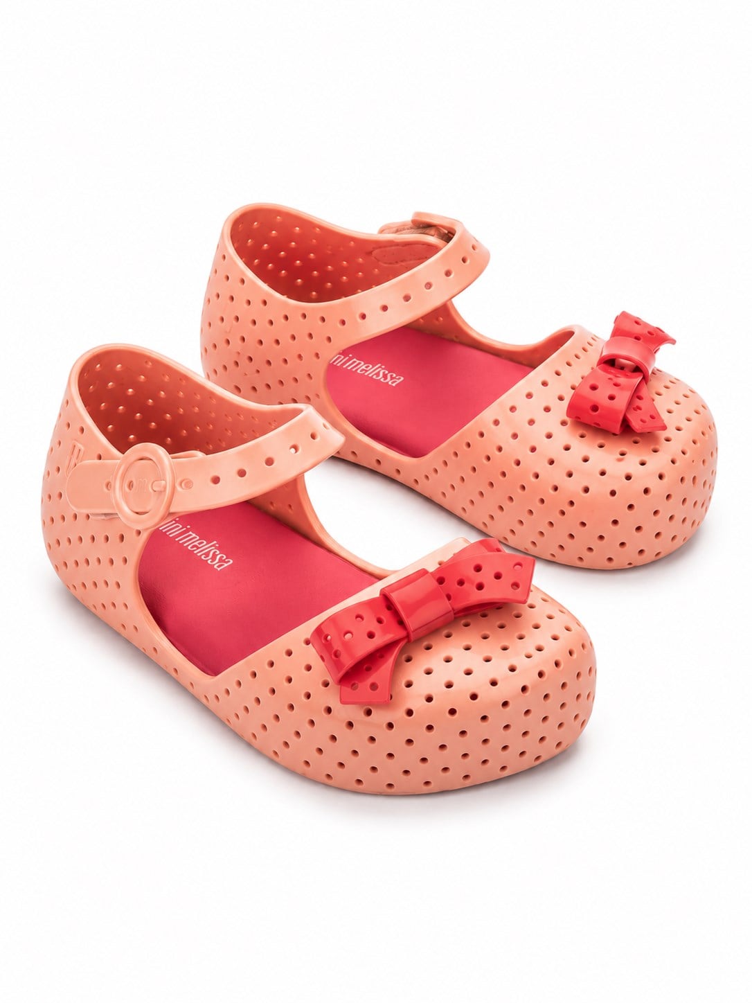 Mini Melissa Kız Çocuk File Detaylı  Furadinha Pop Babet 21-29 PUDRA