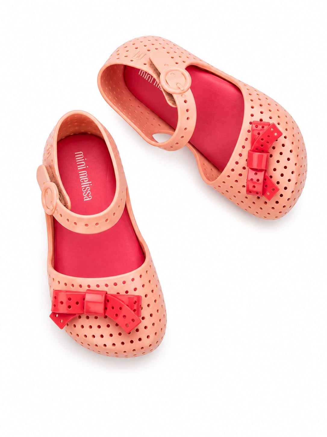 Mini Melissa Kız Çocuk File Detaylı  Furadinha Pop Babet 21-29 PUDRA