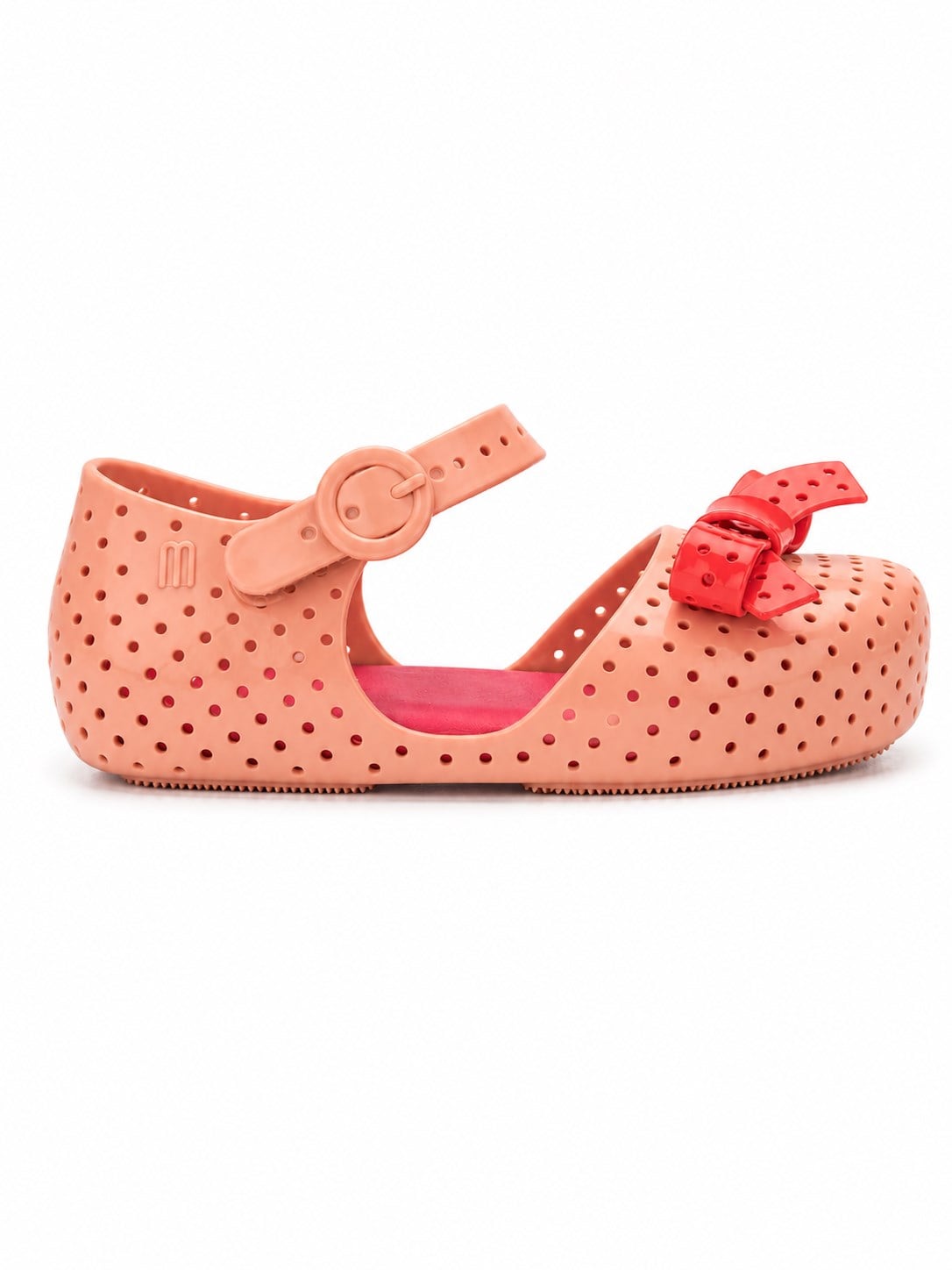 Mini Melissa Kız Çocuk File Detaylı  Furadinha Pop Babet 21-29 PUDRA