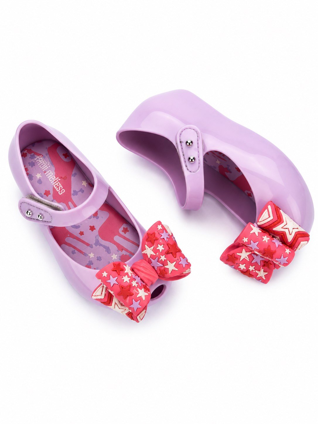Mini Melissa Kız Çocuk Ultragirl Wonderland BB  Fiyonklu  Babet 21-29 Lila-Pembe