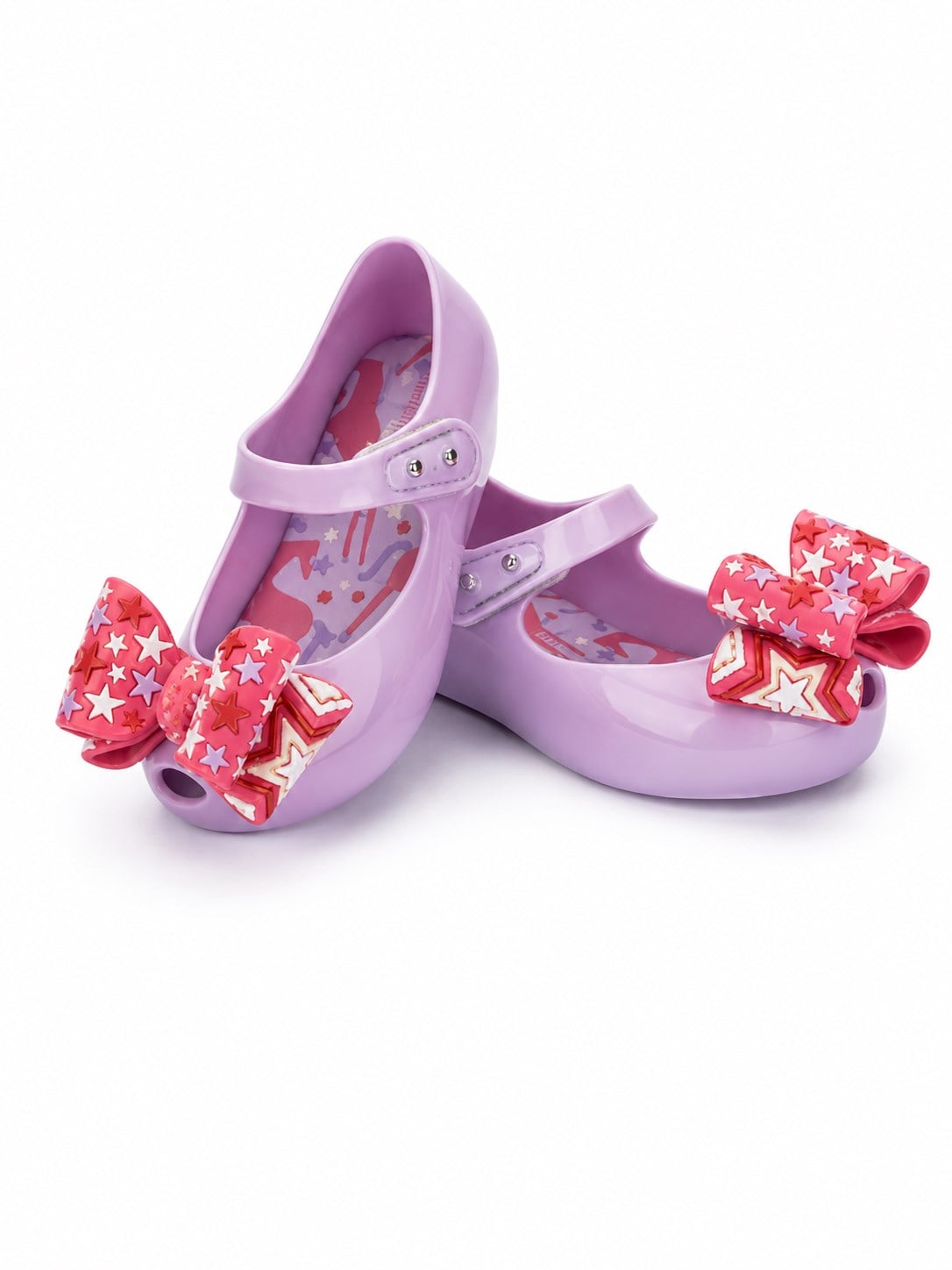 Mini Melissa Kız Çocuk Ultragirl Wonderland BB  Fiyonklu  Babet 21-29 Lila-Pembe