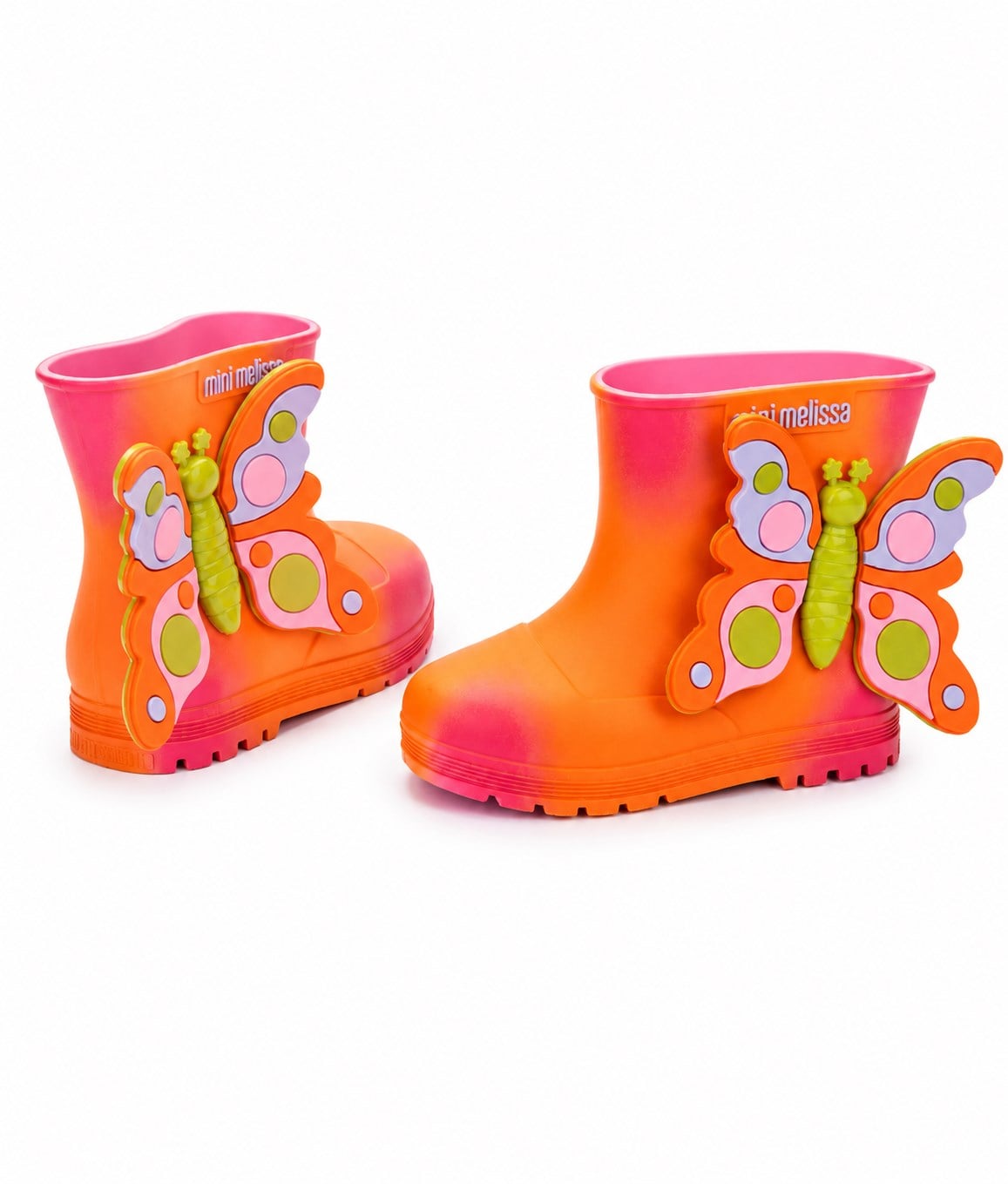 Mini Melissa Kız Çocuk  Welly Wonderland BB Yağmur Çizmesi 21-29 BEYAZ - PEMBE