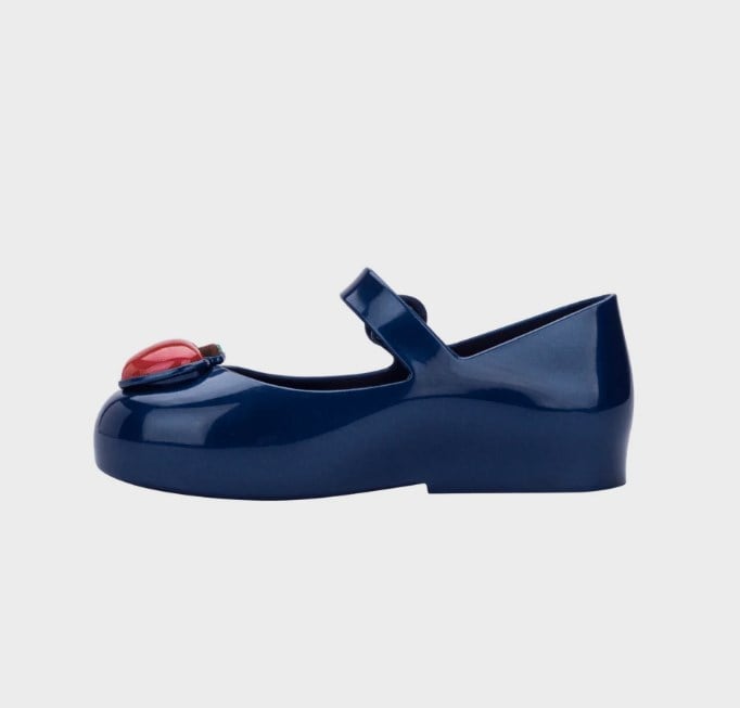 Mini Melissa Sweet Love + Disney Princess Elsa Kız Çocuk Simli Babet 21-27 MAVİ