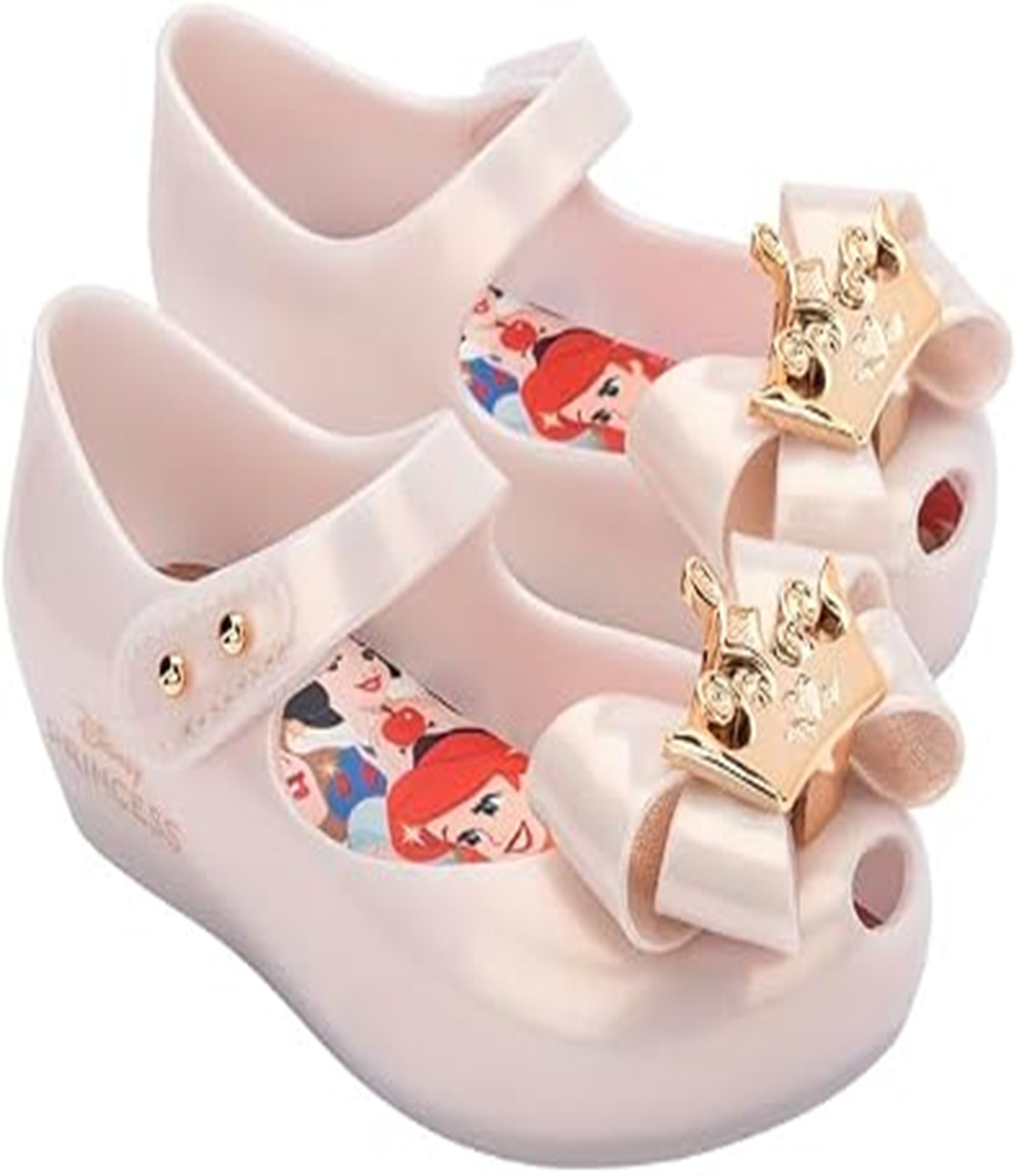 Mini Melissa Ultragirl Disney Princess - Prenses Taçlı Kız Çocuk Babet 22-29 BEJ