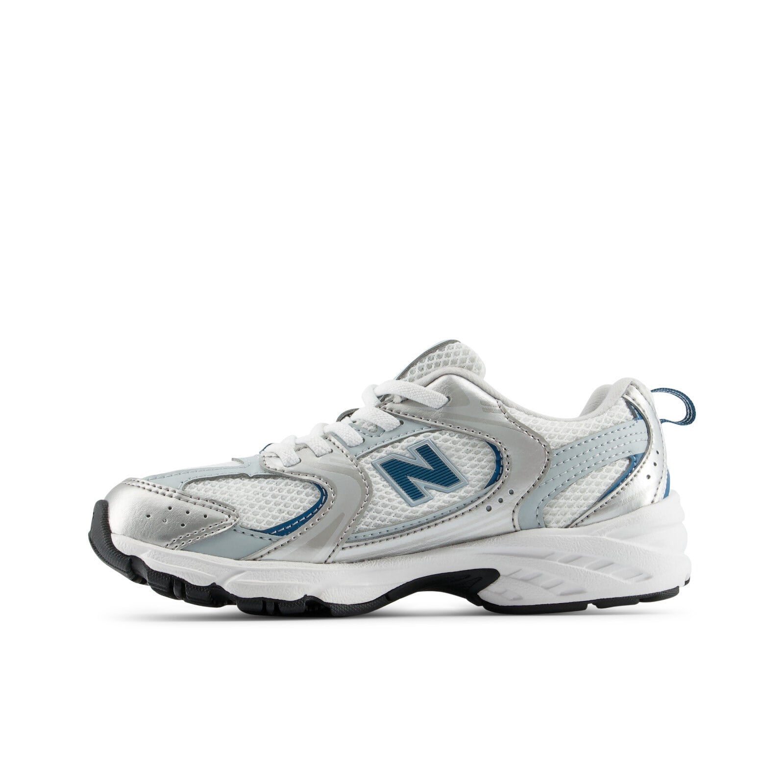 New Balance 530 Beyaz Gümüş Mavi Unisex Spor Ayakkabı GRİ