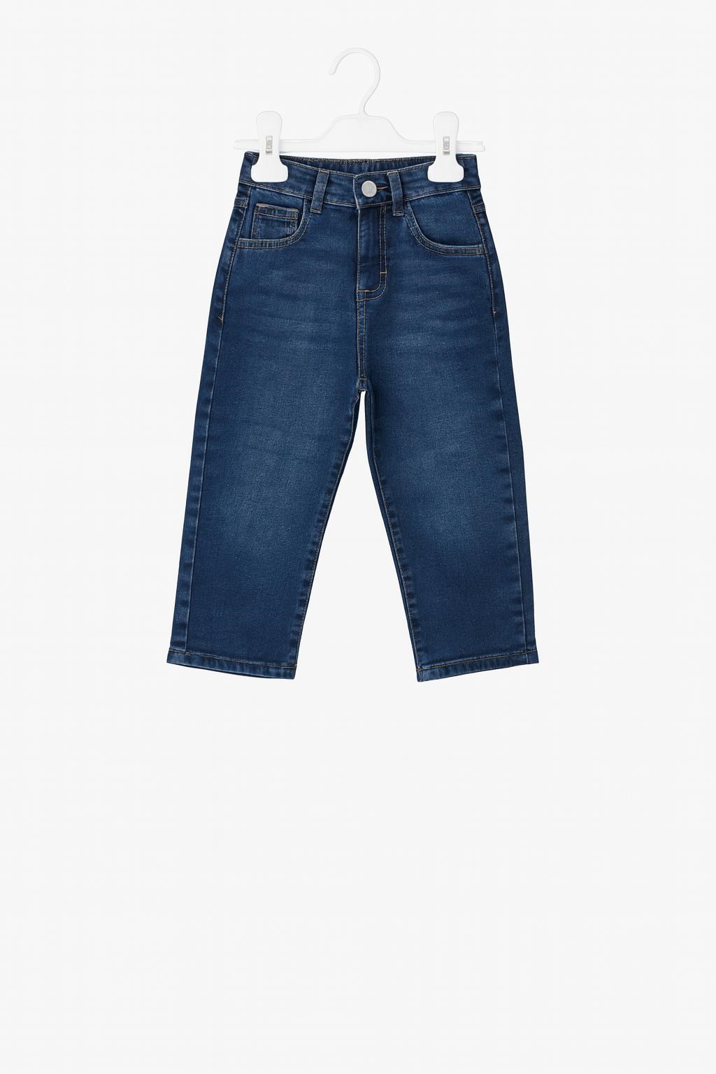 Nk Erkek Bebek Mom Kesim Kot Pantolon 1-4 Yaş MAVİ