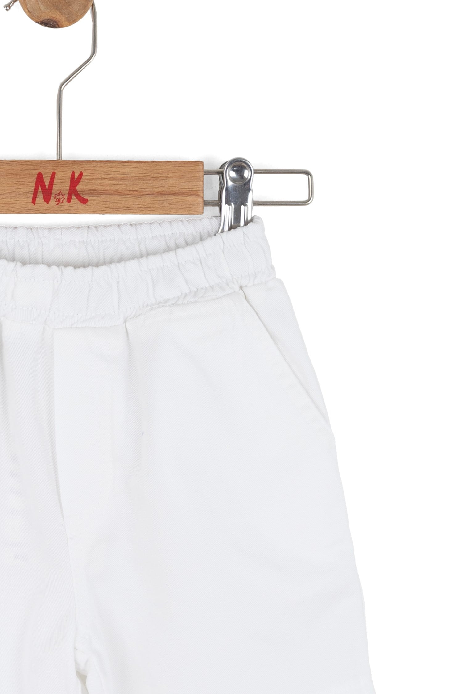 Nk Erkek Çocuk Basic Beli Lastiklii Şort 1-4 Yaş BEYAZ