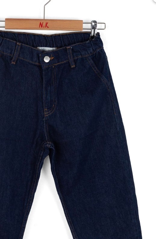 Nk Erkek Çocuk Denim Kot Pantolon 8/14 Yaş MAVİ
