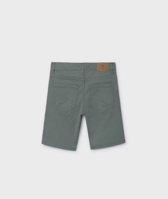 Nukutuvake Erkek Çocuk Slim Basic Şort 8-18 Yaş GRİ