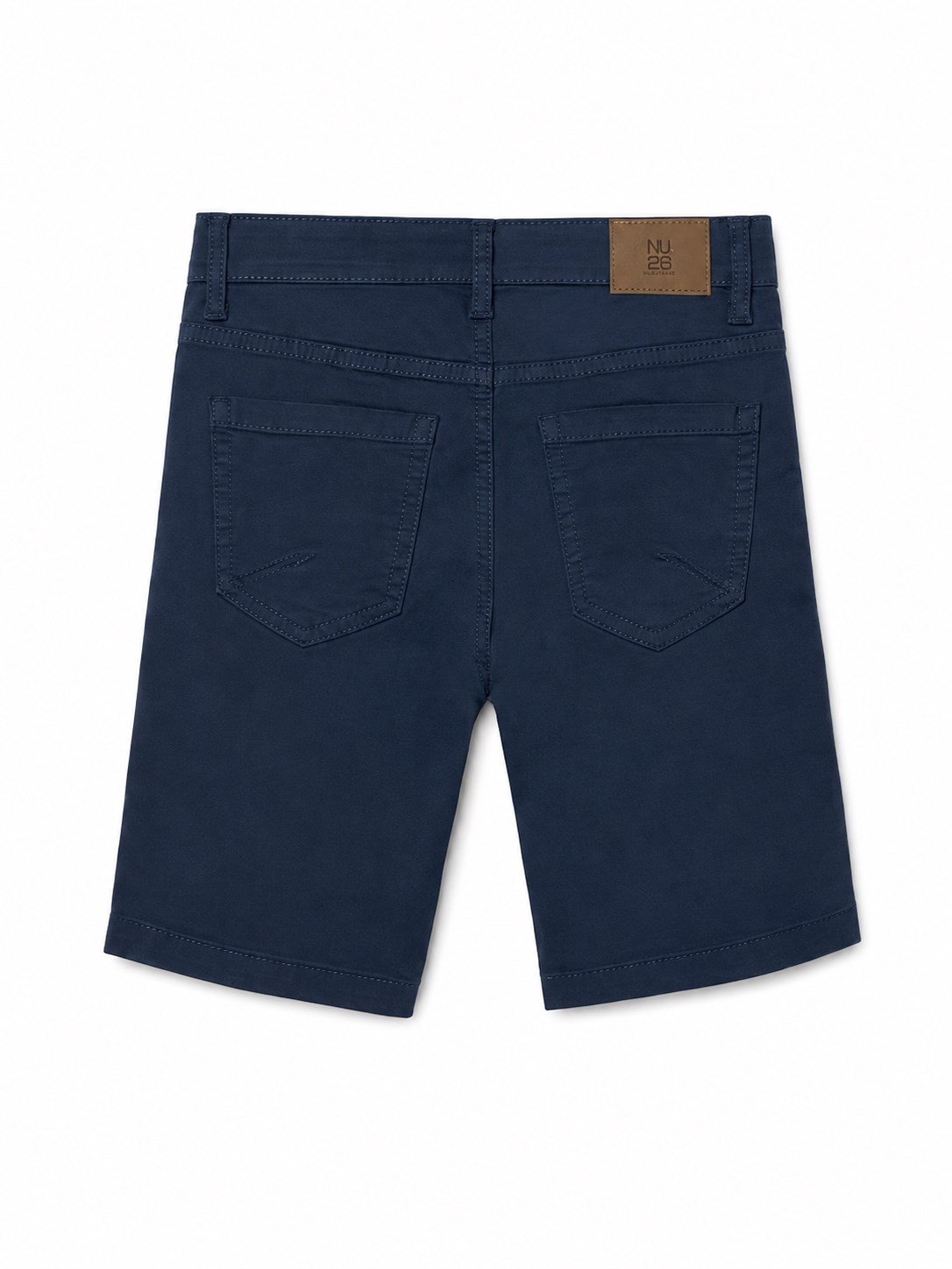 Nukutuvake Erkek Çocuk Slim Basic Şort 8-18 Yaş MAVİ