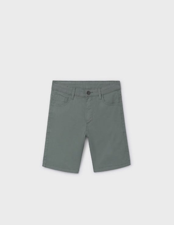 Nukutuvake Erkek Çocuk Slim Basic Şort 8-18 Yaş GRİ