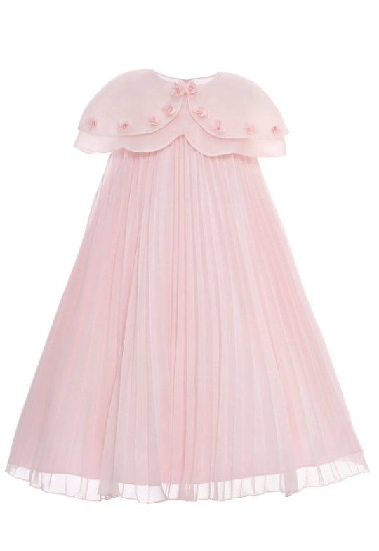 Pamina Kız Çocuk Pançolu Abiye Elbise 3-7 Yaş PEMBE