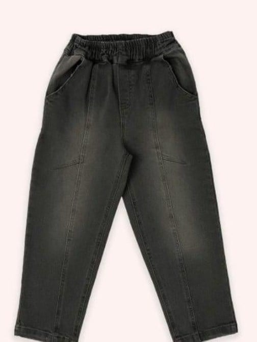 Panço Erkek Bebek Lastikli Bel  Denim Pantolon  Cepli 0-3 Yaş HAKİ